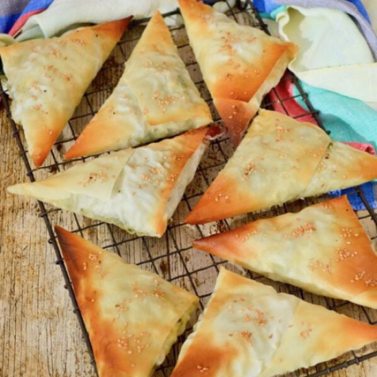 Spanakopita - Spinach Triangle